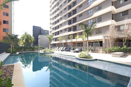 Studio para alugar com 28m², 1 quarto e sem vagaPiscina