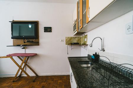 Studio para alugar com 32m², 1 quarto e sem vaga Studio para alugar com 32m², 1 quarto e sem vagaCozinha