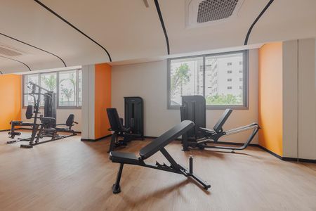 Apartamento para alugar com 28m², 1 quarto e sem vaga Apartamento para alugar com 28m², 1 quarto e sem vagaAcademia