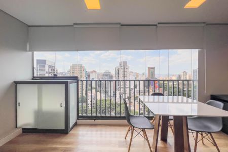 Studio para alugar com 39m², 1 quarto e 1 vagaVaranda