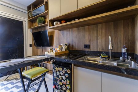 Studio à venda com 26m², 1 quarto e sem vagaCozinha