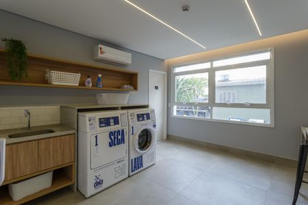 Studio à venda com 26m², 1 quarto e sem vagaLavanderia