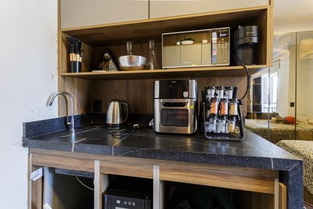 Studio à venda com 26m², 1 quarto e sem vagaCozinha