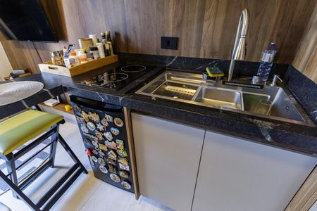Studio à venda com 26m², 1 quarto e sem vagaCozinha