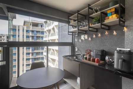 Studio à venda com 31m², 1 quarto e 1 vaga Studio à venda com 31m², 1 quarto e 1 vagaVaranda gourmet