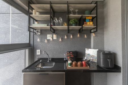 Studio à venda com 31m², 1 quarto e 1 vaga Studio à venda com 31m², 1 quarto e 1 vagaVaranda gourmet