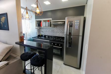 Apartamento à venda com 43m², 2 quartos e 1 vagaDetalhe da cozinha