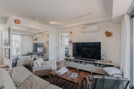 Apartamento para alugar com 70m², 1 quarto e 2 vagasSala