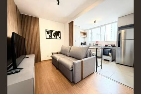 Sala de apartamento à venda com 1 quarto, 35m² em Barro Preto, Belo Horizonte