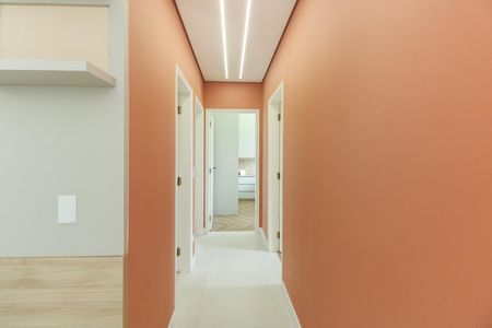Apartamento à venda com 90m², 3 quartos e 1 vaga Apartamento à venda com 90m², 3 quartos e 1 vagaCorredor de Acesso aos Quartos