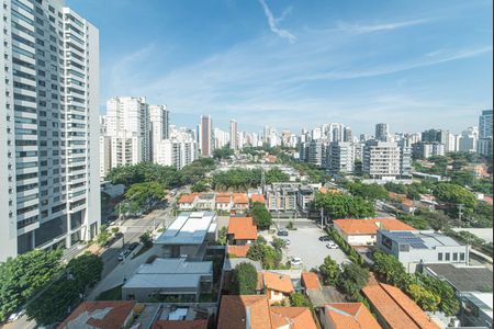 Varanda - Vista de apartamento à venda com 2 quartos, 73m² em Brooklin, São Paulo