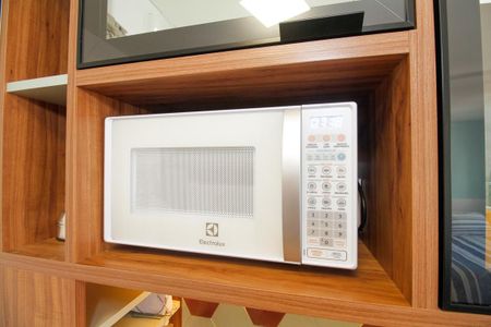 Studio para alugar com 26m², 1 quarto e sem vaga Studio para alugar com 26m², 1 quarto e sem vagaMicro-ondas