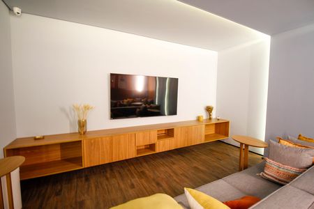 Studio para alugar com 26m², 1 quarto e sem vaga Studio para alugar com 26m², 1 quarto e sem vagaÁrea Comum - Cinema