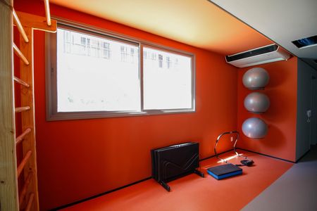 Studio para alugar com 26m², 1 quarto e sem vaga Studio para alugar com 26m², 1 quarto e sem vagaÁrea Comum - Academia