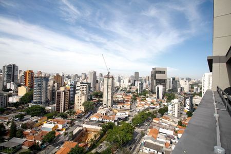 Studio para alugar com 26m², 1 quarto e sem vaga Studio para alugar com 26m², 1 quarto e sem vagaÁrea Comum - Vista da Churrasqueira 2
