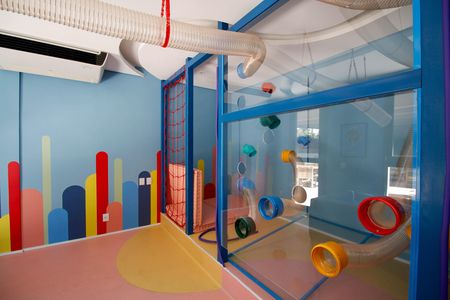 Studio para alugar com 26m², 1 quarto e sem vaga Studio para alugar com 26m², 1 quarto e sem vagaÁrea Comum - Brinquedoteca