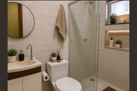 Banheiro de casa à venda com 4 quartos, 145m² em Parque Savoi City, São Paulo