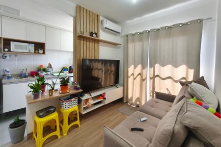 Sala de apartamento à venda com 1 quarto, 45m² em Parque Industrial, Campinas