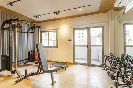 Apartamento à venda com 26m², 1 quarto e sem vaga Apartamento à venda com 26m², 1 quarto e sem vagaÁrea comum - Academia