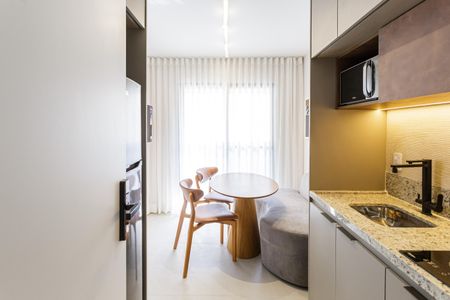 Sala de apartamento para alugar com 1 quarto, 26m² em Vila Nova Conceição, São Paulo