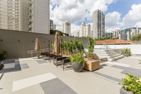 Apartamento à venda com 26m², 1 quarto e sem vaga Apartamento à venda com 26m², 1 quarto e sem vagaÁrea comum - Piscina