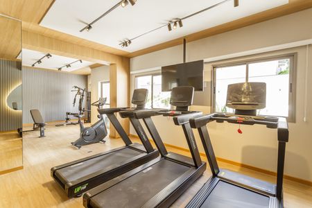 Apartamento à venda com 26m², 1 quarto e sem vaga Apartamento à venda com 26m², 1 quarto e sem vagaÁrea comum - Academia