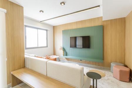Apartamento à venda com 26m², 1 quarto e sem vaga Apartamento à venda com 26m², 1 quarto e sem vagaSalão de jogos
