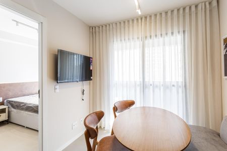 Sala de apartamento para alugar com 1 quarto, 26m² em Vila Nova Conceição, São Paulo