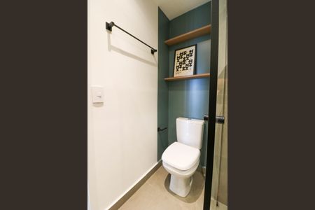 Studio para alugar com 25m², 1 quarto e sem vaga Studio para alugar com 25m², 1 quarto e sem vagaBanheiro