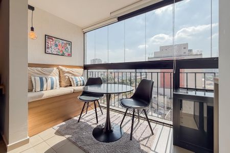 Studio à venda com 30m², 1 quarto e sem vagaVaranda