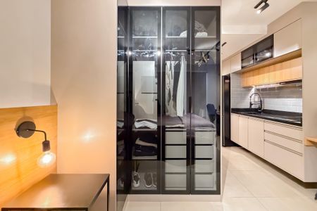 Studio à venda com 30m², 1 quarto e sem vagaArmários