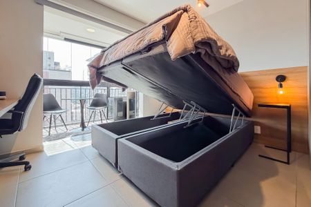 Studio à venda com 30m², 1 quarto e sem vagaArmários