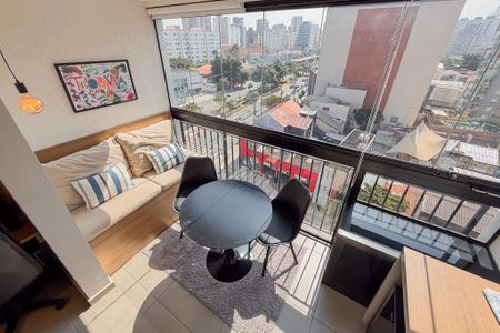 Studio à venda com 30m², 1 quarto e sem vagaVaranda