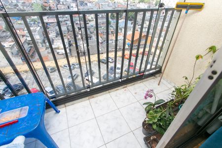 Varanda da Sala  de apartamento à venda com 2 quartos, 56m² em Jardim Norma, São Paulo