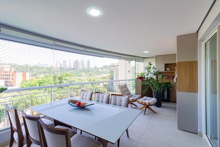Varanda gourmet de apartamento à venda com 4 quartos, 135m² em Vila Cruzeiro, São Paulo