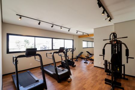 Apartamento para alugar com 26m², 1 quarto e sem vagaAcademia