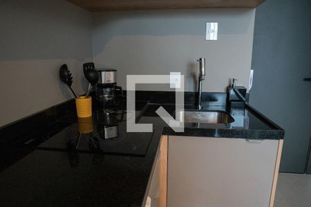 Cozinha de kitnet/studio para alugar com 1 quarto, 25m² em Perdizes, São Paulo