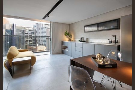 Apartamento para alugar com 54m², 1 quarto e 1 vagaSala/Quarto