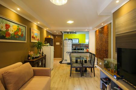 Sala de apartamento à venda com 3 quartos, 75m² em Parque São Lucas, São Paulo