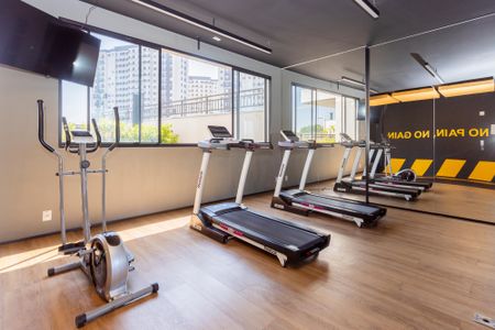 Apartamento para alugar com 48m², 2 quartos e sem vagaÁrea comum - Academia