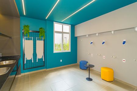 Studio para alugar com 29m², 1 quarto e sem vagaLavanderia