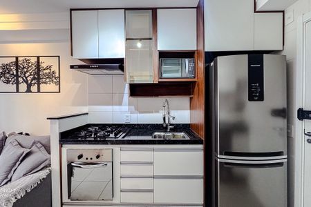 Apartamento à venda com 34m², 1 quarto e sem vaga Apartamento à venda com 34m², 1 quarto e sem vagaCozinha e Área de Serviço