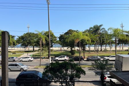 Vista da Sala de apartamento para alugar com 2 quartos, 147m² em Boqueirão, Santos