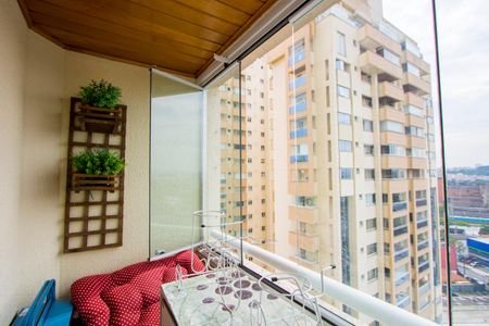 Apartamento à venda com 128m², 3 quartos e 3 vagasVaranda do quarto 3