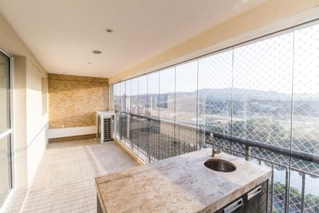 Varanda gourmet de apartamento à venda com 4 quartos, 144m² em Alphaville, Santana de Parnaíba