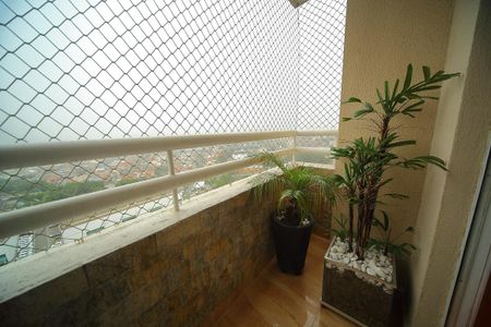 Varanda da Sala - Vista  de apartamento à venda com 2 quartos, 55m² em Conjunto Residencial Pombeva, São Bernardo do Campo