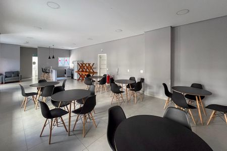 Studio para alugar com 33m², 1 quarto e sem vagaSalão de Festas