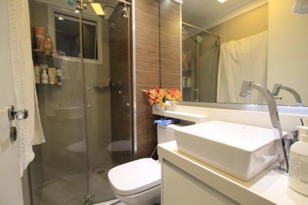 Apartamento à venda com 55m², 3 quartos e 1 vagaBanheiro da Suíte