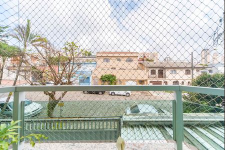 Varanda da Sala de casa à venda com 3 quartos, 189m² em Vila Alzira, Santo André