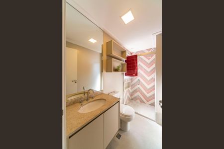 Apartamento à venda com 128m², 3 quartos e 2 vagasBanheiro do Quarto 1